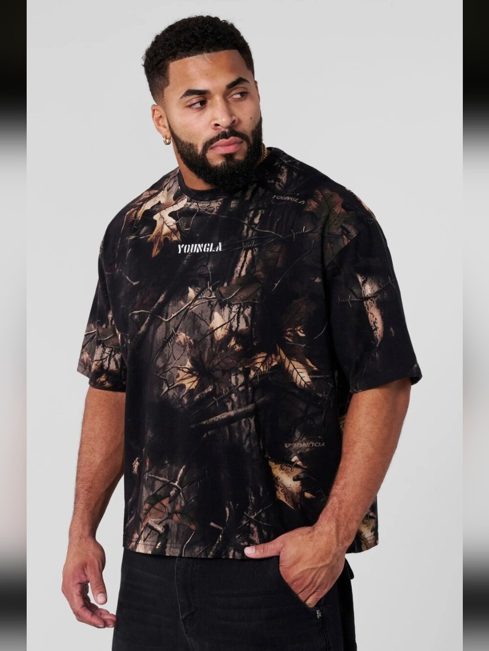 YoungLA 4084 - Tree Camo Collection - Tees- S